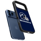 Coque iPhone 17 Pro - Silicone rigide noir Super Bowl 26 Seattle 3
