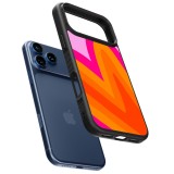 iPhone 17 Pro Case Hülle - Silikon schwarz Valentine 2024 heart gradient