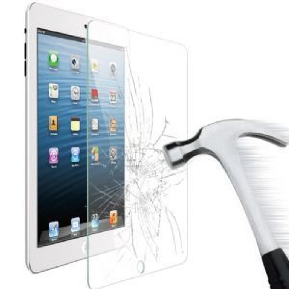 Tempered Glass iPad 2/3/4 - Vitre de protection d'écran plate en verre trempé