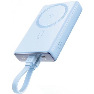 20W Powerbank Joyroom JR-PBM01 batterie externe MagSafe 10000mAh avec pied de support - Bleu