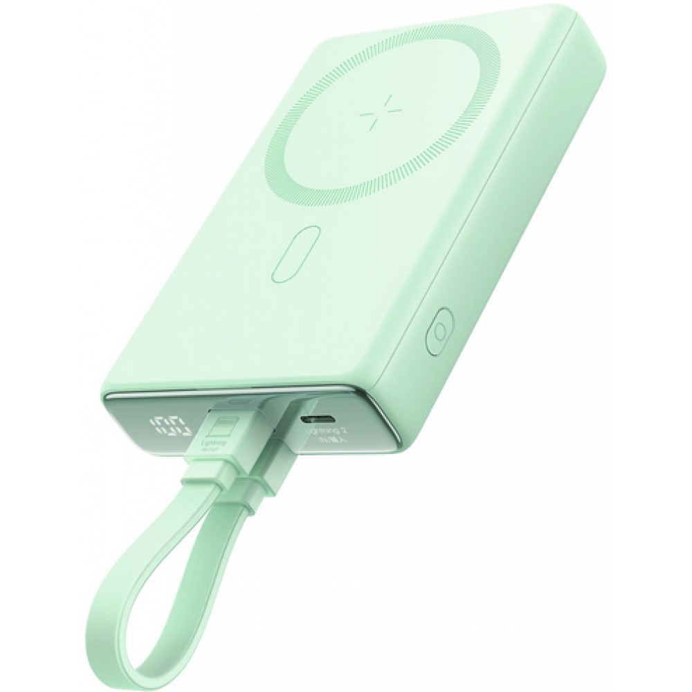 20W Powerbank Joyroom JR-PBM01 batterie externe MagSafe 10000mAh avec pied de support - Vert