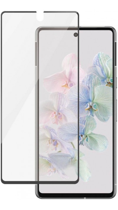 3D Tempered Glass Google Pixel 6a - Vitre de protection d'écran intégrale verre trempé avec bords noirs