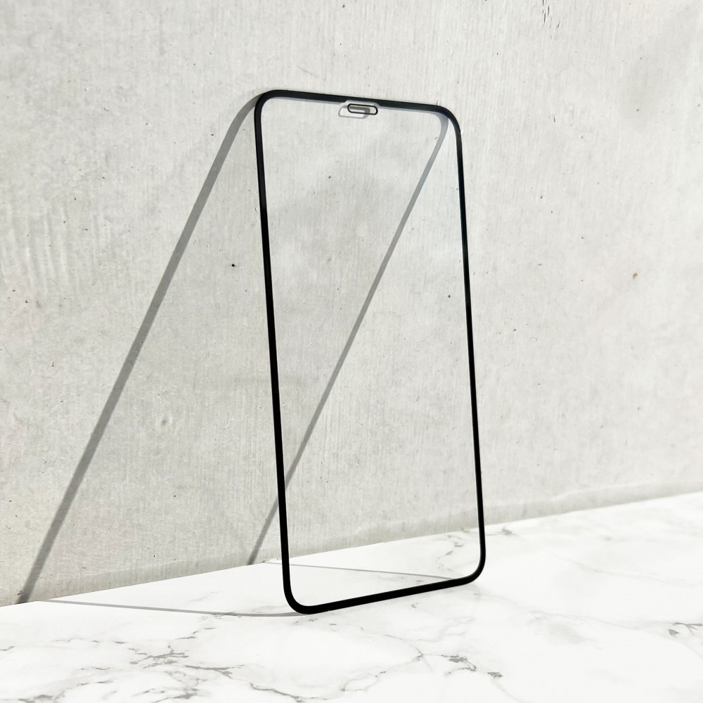 3D Tempered Glass iPhone 15 Plus - Full Screen Display Schutzglas mit schwarzem Rahmen