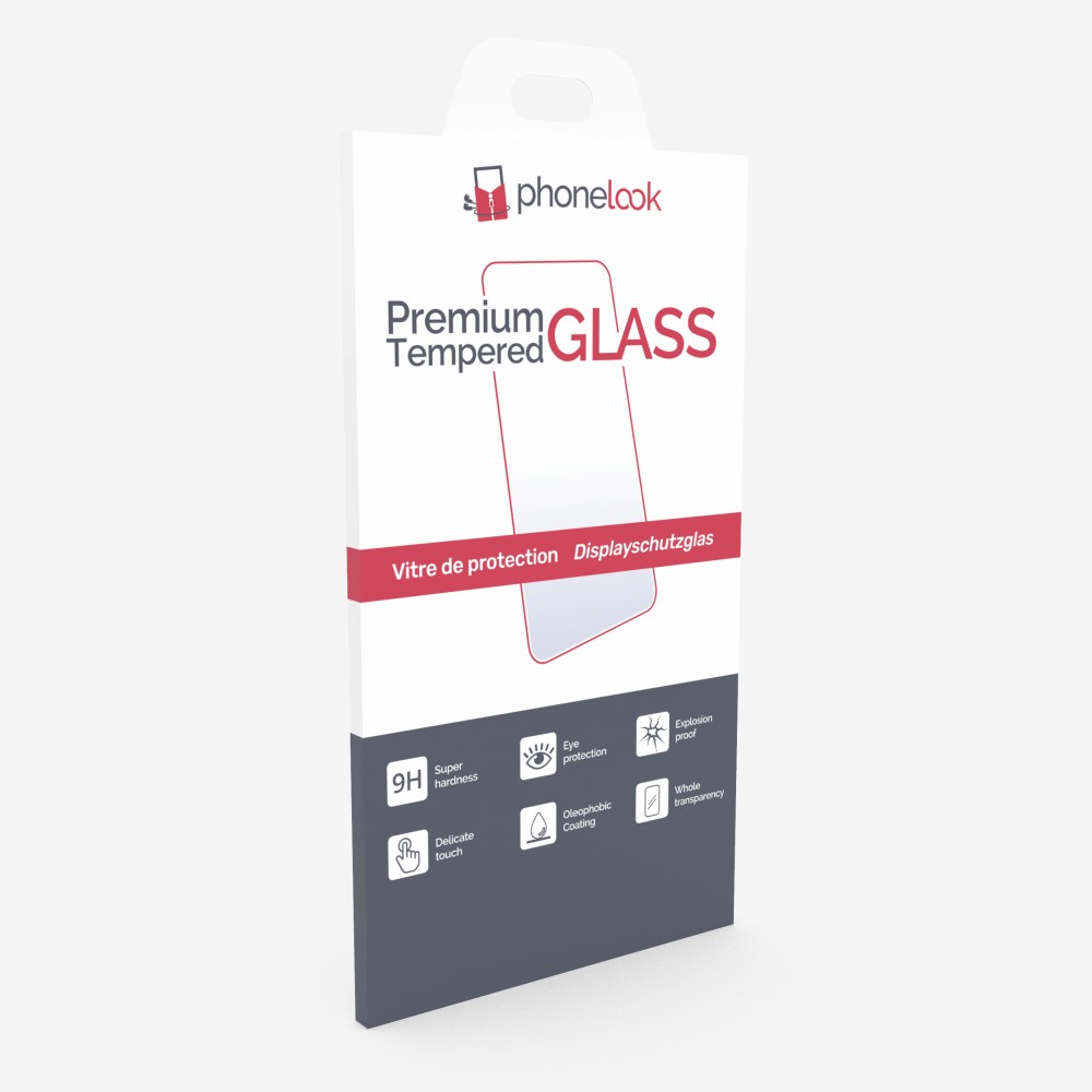 3D Tempered Glass iPhone 15 Pro Max - Full Screen Display Schutzglas mit schwarzem Rahmen