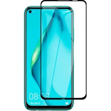 3D Tempered Glass Huawei P40 Lite  - Full Screen Display Schutzglas mit schwarzem Rahmen