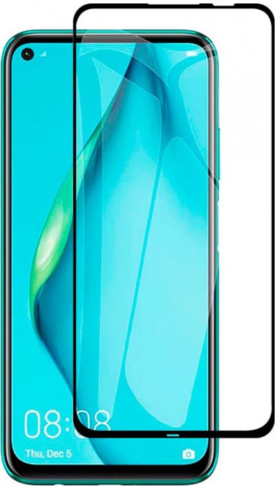 3D Tempered Glass Huawei P40 Lite - Vitre de protection d'écran intégrale verre trempé avec bords noirs