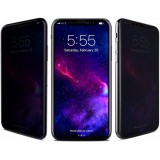 Samsung Galaxy S22 Ultra 3D Privacy Anti-Spy Tempered Glass - Bildschirm Schutzglas mit schwarzen Rändern