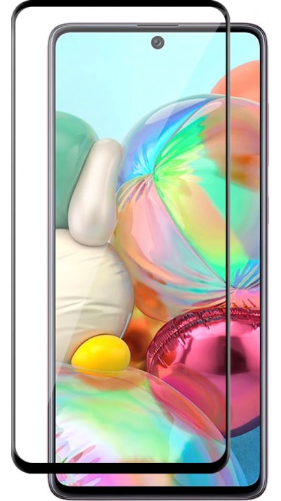3D Tempered Glass Samsung Galaxy A21s - Vitre de protection d'écran intégrale verre trempé avec bords noirs