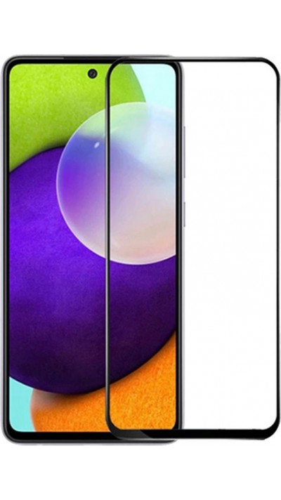 3D Tempered Glass Samsung Galaxy A52 - Vitre de protection d'écran intégrale verre trempé avec bords noirs