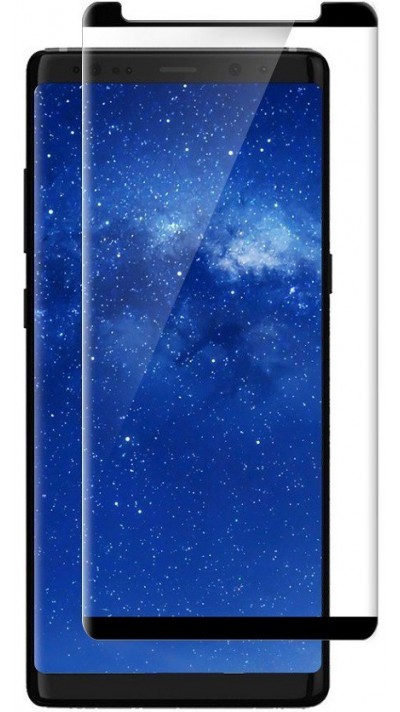 3D Tempered Glass Samsung Galaxy Note8 - Full Screen Display Schutzglas mit schwarzem Rahmen