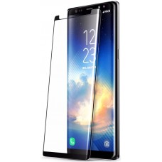 3D Tempered Glass Samsung Galaxy Note9 - Full Screen Display Schutzglas mit schwarzem Rahmen