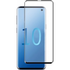 3D Tempered Glass Samsung Galaxy S10 - Vitre de protection d'écran intégrale verre trempé avec bords noirs