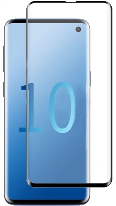 3D Tempered Glass Samsung Galaxy S10 5G - Vitre de protection d'écran intégrale verre trempé avec bords noirs