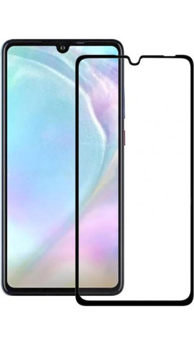 3D Tempered Glass Huawei P30 Lite - Vitre de protection d'écran intégrale verre trempé avec bords noirs