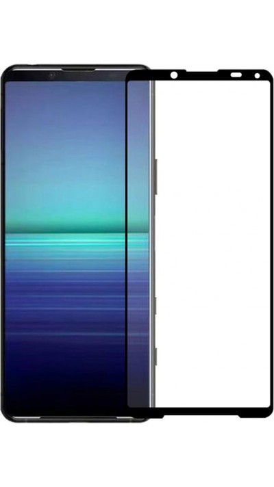 3D Tempered Glass Xperia 10 IV - Full Screen Display Schutzglas mit schwarzem Rahmen