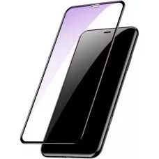 3D Tempered Glass vitre de protection noir anti-lumière bleue - iPhone 11 Pro