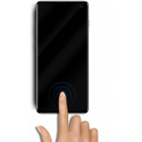 3D Tempered Glass Schutzglas schwarz (Fingerabdruck kompatibel) - Samsung Galaxy S23