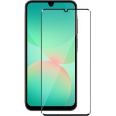 3D Tempered Glass Samsung Galaxy A26  - Vitre de protection d'écran intégrale verre trempé avec bords noirs