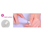 5 en 1 appareil électronique de soin des ongles manucure polissage avec 5 embouts - Blanc