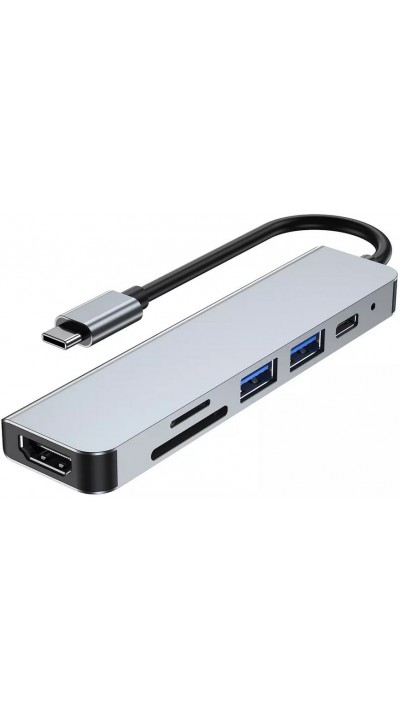 Stick USB lecteur de cartes mémoire SD et Micro SD multifonction avec port  USB-A 3.0 et USB-C - Argent - Acheter sur PhoneLook