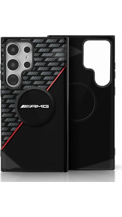Coque Samsung Galaxy S25 Ultra - AMG Red Stripe MagSafe - Noir