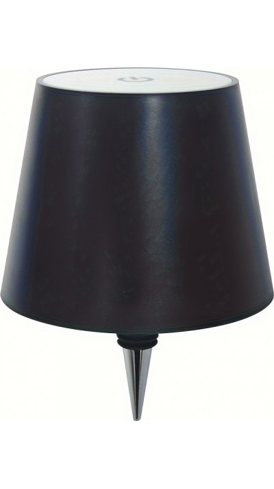 Abat-jour lampe LED pour bouteille adaptable universel - Noir