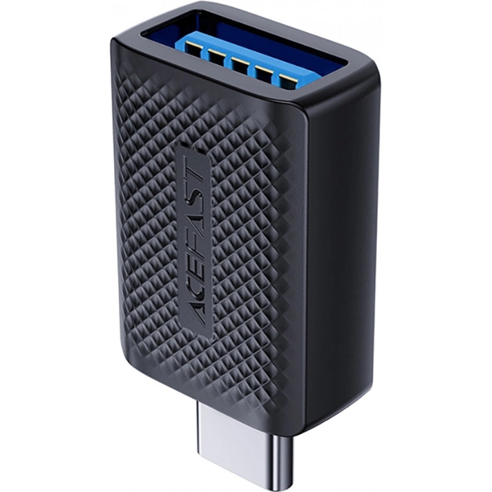 Acefast J1 - Adaptateur USB-A 3.0 (femelle) vers USB-C 3.0 (mâle) 5Gb/s - Noir