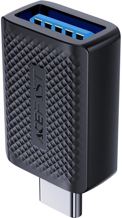 Acefast J1 - Adaptateur USB-A 3.0 (femelle) vers USB-C 3.0 (mâle) 5Gb/s - Noir
