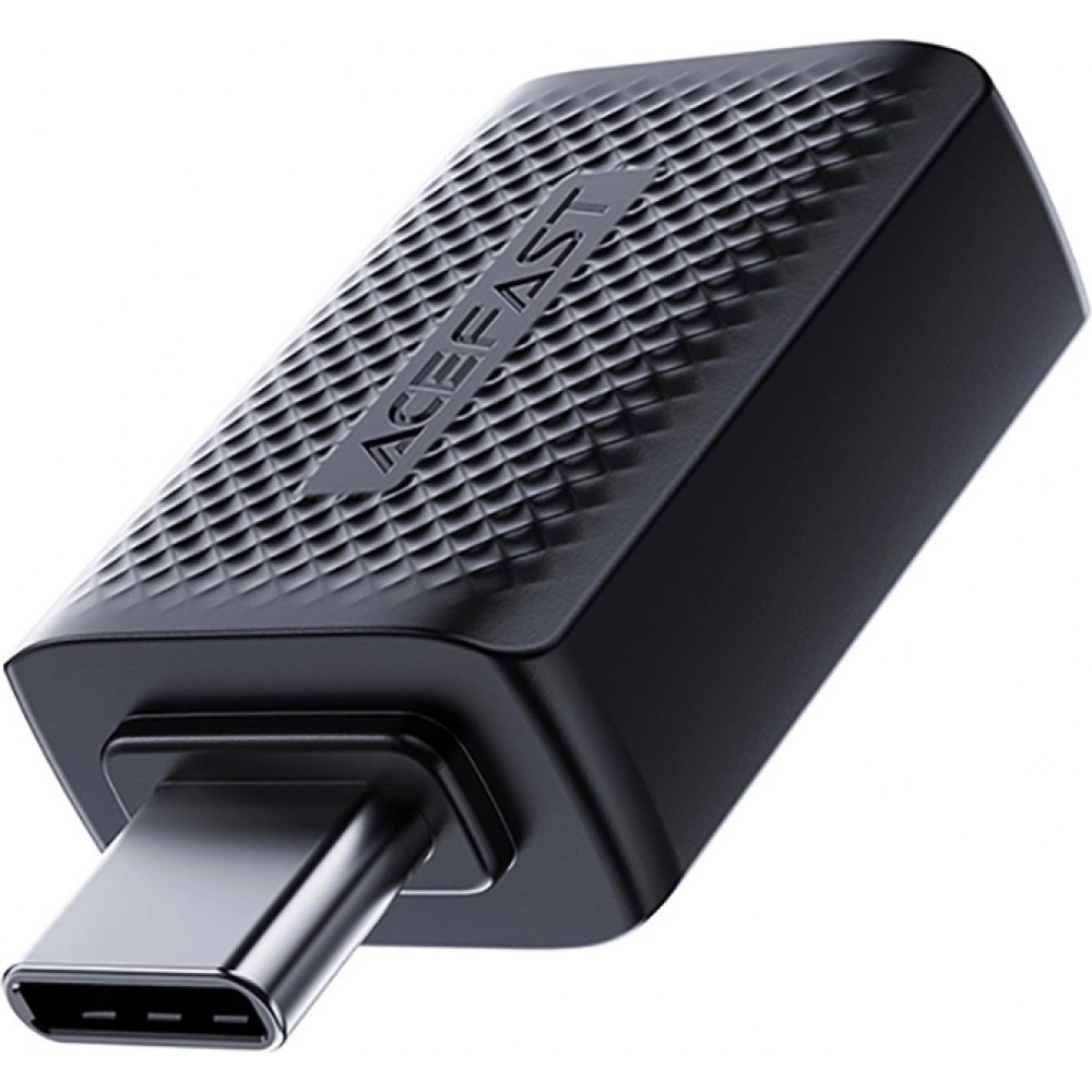 Acefast J1 - Adaptateur USB-A 3.0 (femelle) vers USB-C 3.0 (mâle) 5Gb/s - Noir