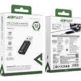Acefast J2 - Adaptateur USB-C 3.0 (femelle) vers USB-A 3.0 (mâle) 5Gb/s - Noir