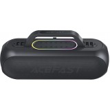 Acefast K1 - Kabelloser Bluetooth Karaoke Lautsprecher mit 2 Mikrofonen - Schwarz