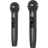 Acefast K1 - Kabelloser Bluetooth Karaoke Lautsprecher mit 2 Mikrofonen - Schwarz