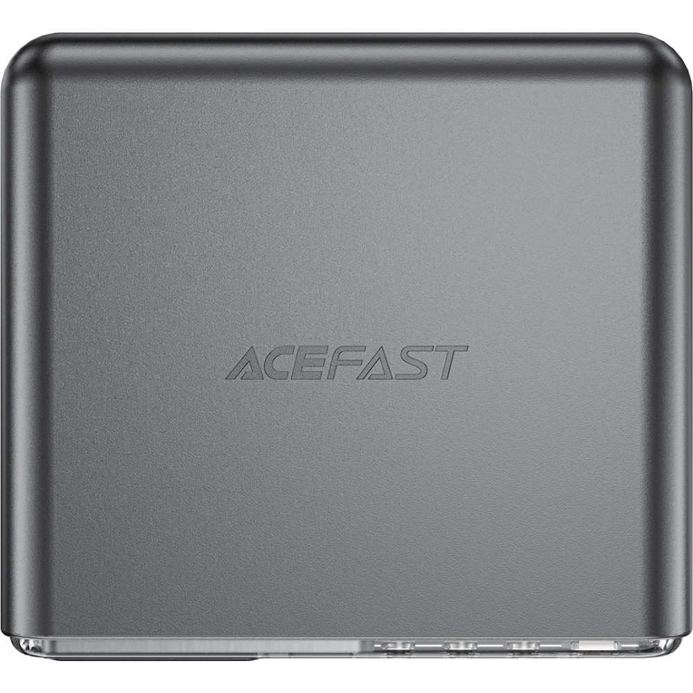 Acefast Z4 - Adaptateur Multifonction chargeur ultra puissant 218W 4 Ports PD GaN (3x USB-C + 1x USB-A) - Gris