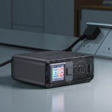 Acefast Z4 - Adaptateur Multifonction chargeur ultra puissant 218W 4 Ports PD GaN (3x USB-C + 1x USB-A) - Gris