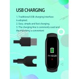 Active Fitness Tracker M7 - Bracelet sportif intelligent Montre connectée Bluetooth - Bleu foncé