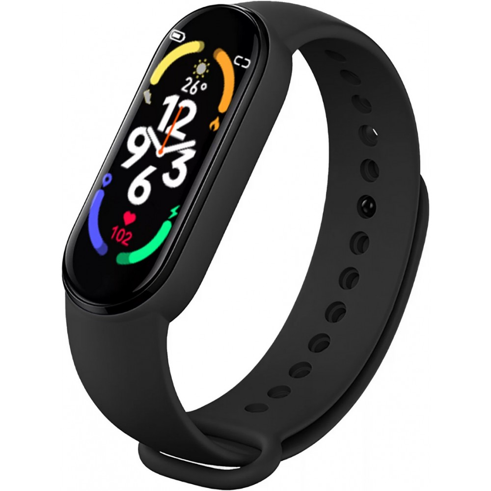 Active Fitness Tracker M7 - Intelligentes Sportarmband Smart Watch Bluetooth - Schwarz