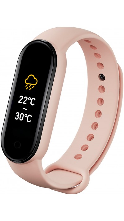 Active Fitness Tracker M7 - Bracelet sportif intelligent Montre connectée Bluetooth - Rose