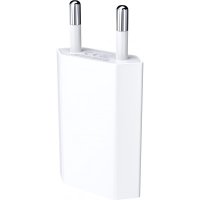 Wand Adapter mit USB 5W Anschluss - Schweizer Netz-Stecker - Weiss