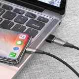 Adaptateur de chargeur / branchement - USB-C (entrée) vers USB-A (sortie) - Noir