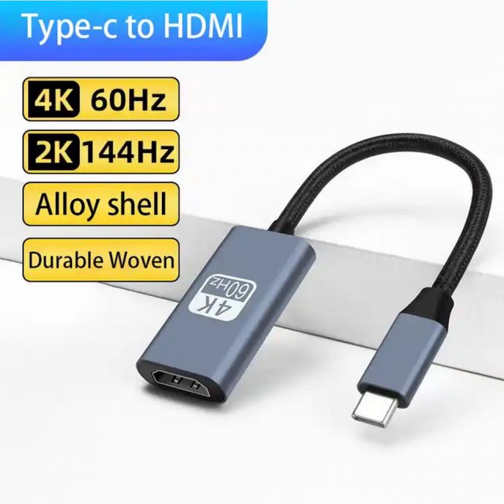 Adaptateur USB-C (mâle) vers HDMI (femelle) prise de connexion 4K30Hz &  1080P60Hz - Acheter sur PhoneLook