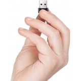 Baseus Mini USB-C zu USB-A Adapter kompakt schnellladefähig vielseitig - Schwarz