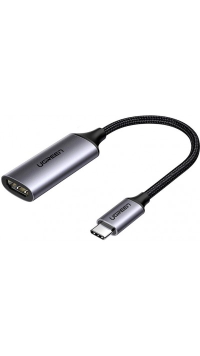 Adaptateur USB Type C vers HDMI 2.0 4K 60 Hz Thunderbolt 3 pour MacBook PC - Gris
