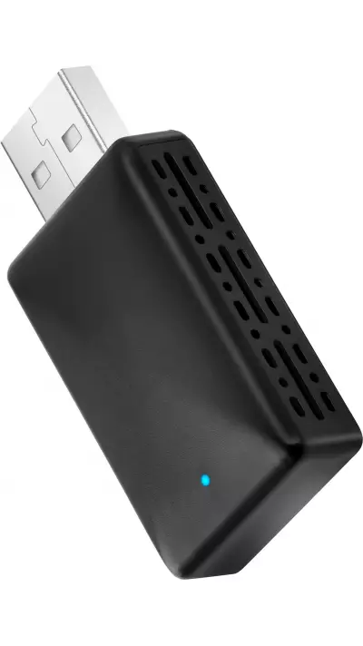 Adaptateur USB sans fil CarPlay et Android Auto 2-en-1 plug and play connexion voiture