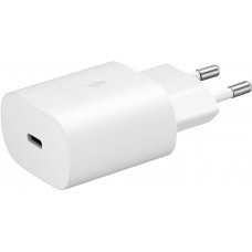 Adapter Ladegerät Samsung Fast Charging USB-C Sektor Schweiz 25W PD - Weiss