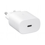 Adapter Ladegerät Samsung Fast Charging USB-C Sektor Schweiz 25W PD - Weiss