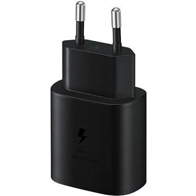 Adaptateur chargeur Samsung fast charging USB-C secteur Suisse 25W PD - Noir