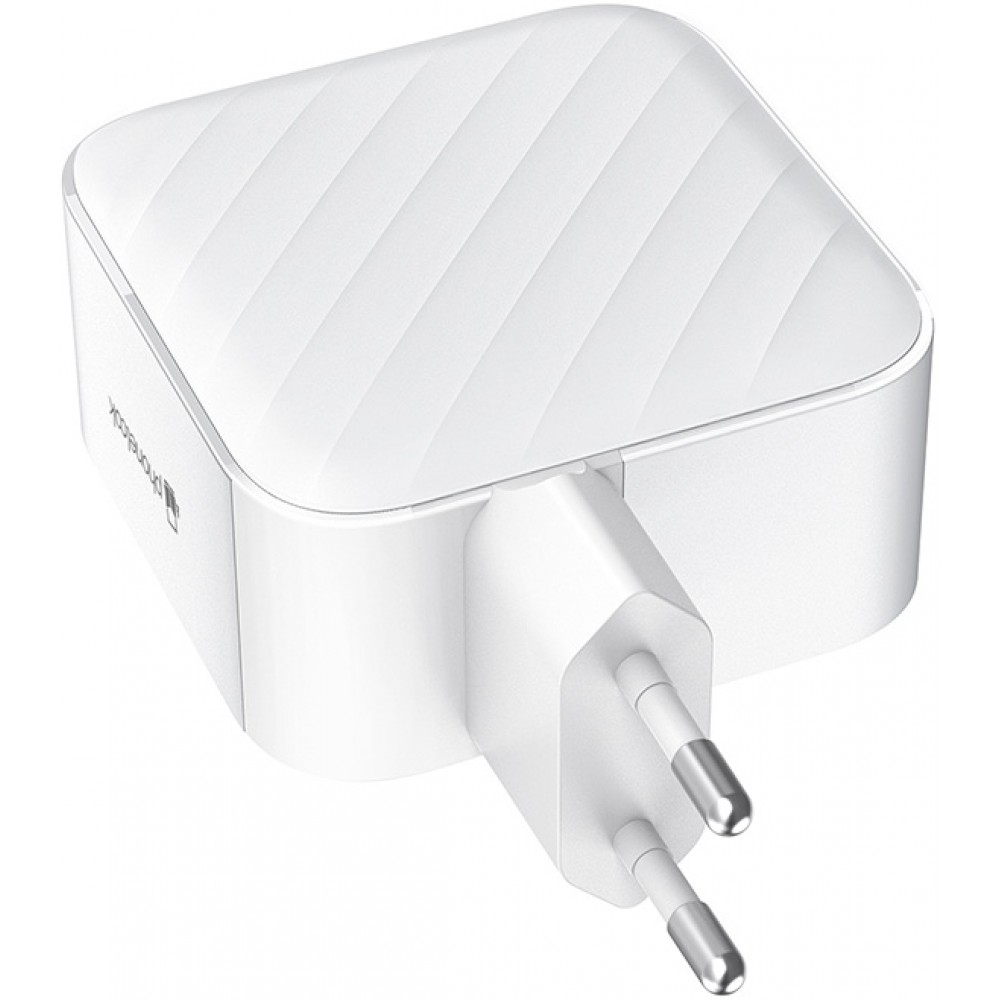 Adaptateur chargeur secteur GaN 120W 3x USB-C et 1x USB-A (Power Delivery) - PhoneLook - Blanc