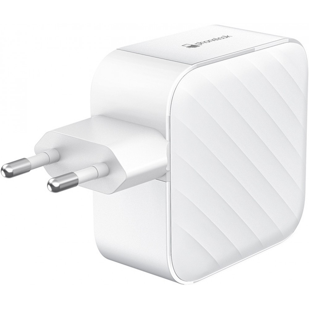 Adaptateur chargeur secteur GaN 120W 3x USB-C et 1x USB-A (Power Delivery) - PhoneLook - Blanc