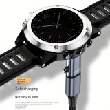 Adaptateur chargeur universel pour montre Garmin avec prise Lightning (iPhone) - Noir
