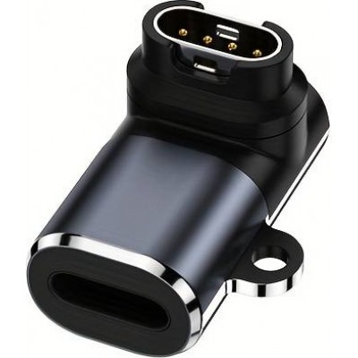 Adaptateur chargeur universel pour montre Garmin avec prise USB-C  - Noir